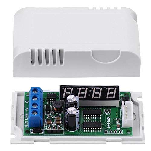 Fast Response Time LED Digit Display High Accuracy Acquisition Technology Temperature Humidity Sensor Transducer Module DC 5-40V with External Sensor Industrial 4