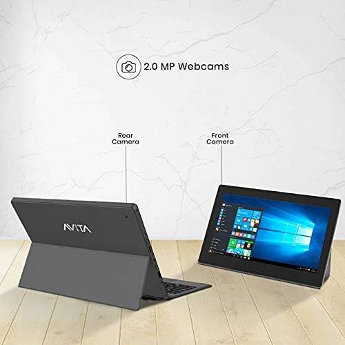 AVITA Cosmos 2 in 1 Intel Celeron Dual Core - (4 GB/64 GB EMMC Storage/Windows 10 Home) NS12T5IN025P 2 in 1 Laptop (11.6 inches(28cm), Charcoal Grey, 1.327 kg) 5