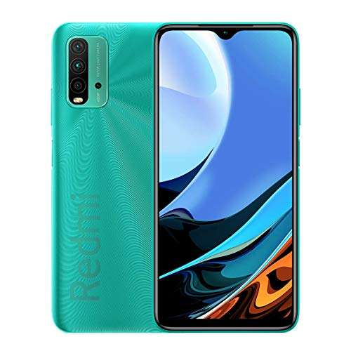 Xiaomi Redmi 9T 4G LTE GSM Volte Factory Unlocked 128GB + 4GB Ram Quad Camera 48MP Global 6.53 inch (Not Verizon Boost At&t Cricket Metro) + (w/Fast Car Chager) (Ocean Green) 1