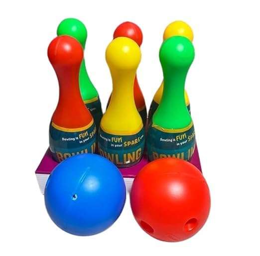 AKTOON TOYS (Combo Pack) Bowling Alley Set with 6 Pins and Two Balls Board Game Accessories & Concept Musical and 3D Lights Kids Transparent Car, Toy for Kids and Baby - Multicolor 3