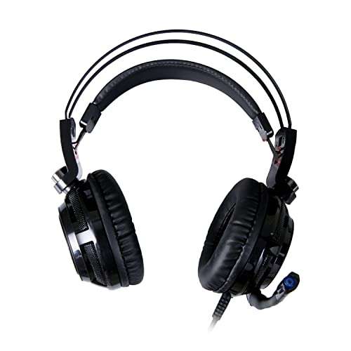HP H200Gs Wired Gaming Over Ear Headphones with Mic, Lightweight Design, Soft Adaptive Suspension Headband with USB7.1 Output, 7.1 Stereo Surround Sound/1 Year RTB Warranty (8AA07AA) 1