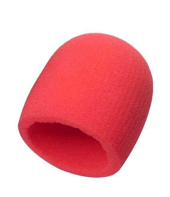 Winsumm Handheld Stage Microphone Windscreen Foam Mic Cover for condenser|conference |interview mic|news(RED) 1