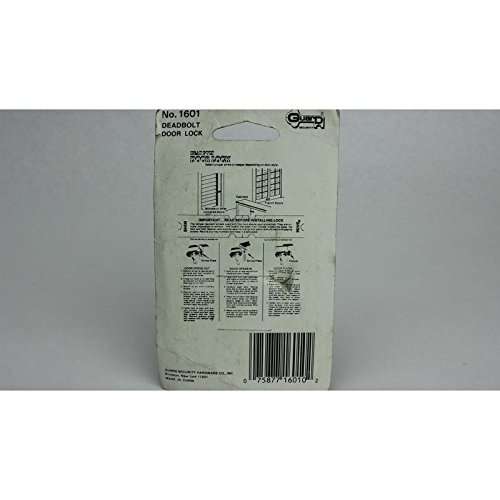 Deadbolt 1601 Keyed Door Chrm 3