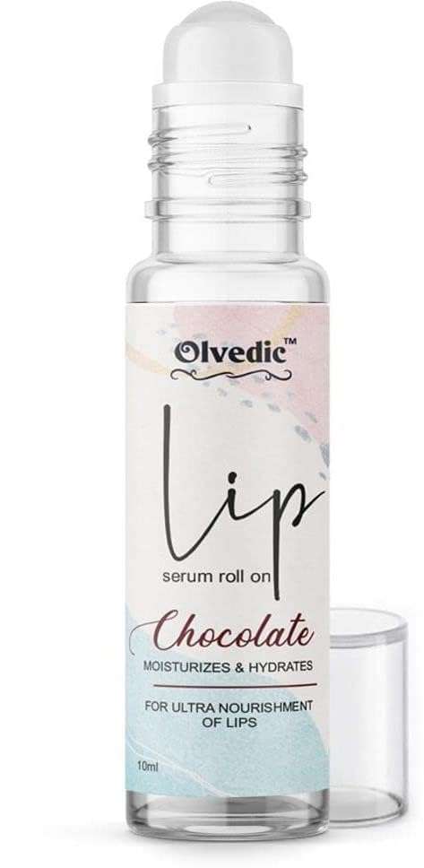 Sheltr Chocolate Lip Serum Roll On Glossy & Shiny Moisturizing & Nourishing Effect CHOCOLATE (Pack of 1, 10 g) 1