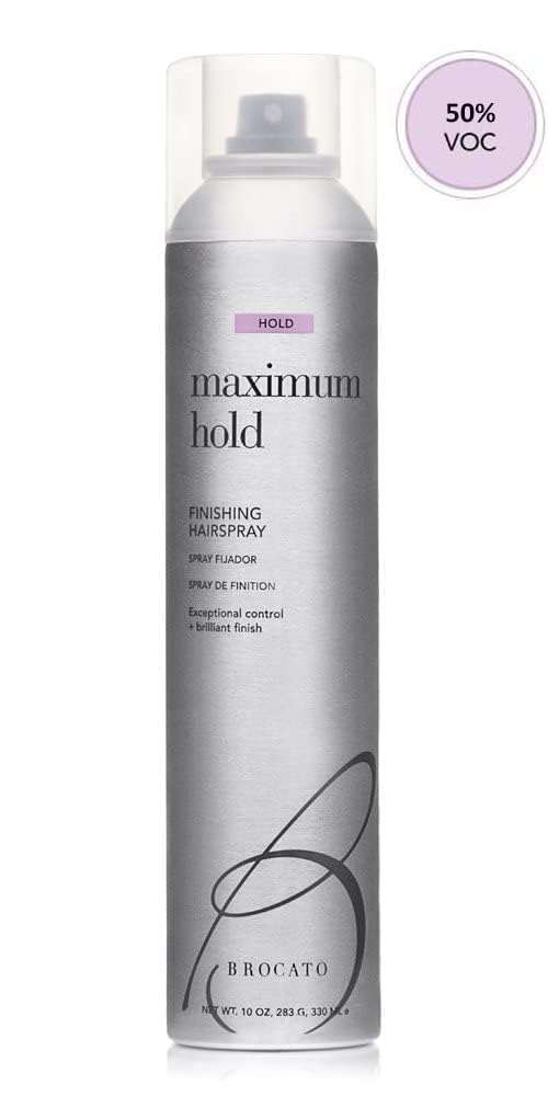 Brocato Maximum Hold Finishing Hairspray (50% VOC), 10oz | Exceptional Control and Brilliant Finish | For All Hair Styles 3