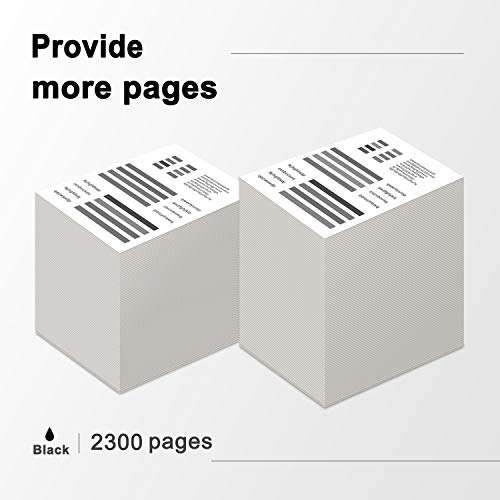TEINO Compatible Ink Cartridge Replacement for HP 950XL 950 XL use with HP OfficeJet Pro 8630 8600 8620 8610 8625 8100 8615 276DW 251DW 271DW (Black, 2-Pack) 3