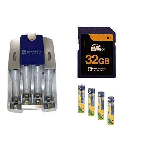 Accessory Kit Compatible with Synergy Digital, Works with Canon MV5iMC Camcorder Includes: SDNB2LH Battery, SDM-118 Charger 1