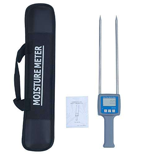 AMTAST Digital Flour Moisture Meter, Wheat Corn Soya Beans Coffee Maize Peas Flour Humidity Tester, 11 Kinds Grain Flours Moisture Meters 6