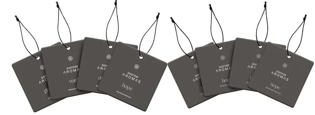 Doctor Aromas Car Perfume Bundle (8-Pack) Hope & Scent Bundle On-the-Go Scenting 1