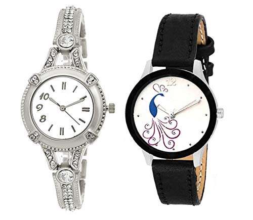 indicare Analogue Multicolour Dial Girl's Wrist Watch Combo Set