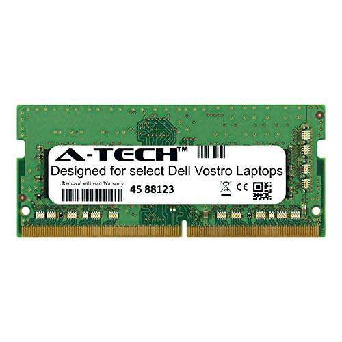 A-Tech 8GB Module for Dell Vostro 13 14 15 3468 3478 3568 3578 5370 5468 5471 5568 7570 7580 2400Mhz DDR4 Laptop & Notebook Memory Ram Stick 1
