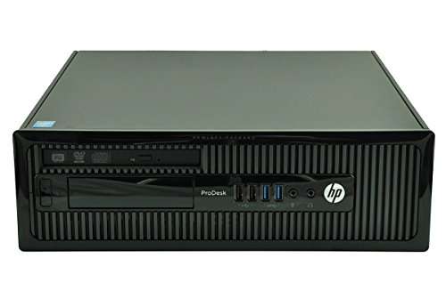 HP ProDesk 600 G1 Small Form Factor Desktop PC Intel Core i3-4130 3.4GHz 8GB 500GB DVD Windows 10 Pro (Renewed) 2