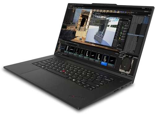 Lenovo ThinkPad P1 Gen 7 Mobile Workstations 16.0" IPS WQXGA Display (Intel Ultra 7-155H, RTX 1000 Ada 6GB, 16GB LPDDR5X, 512GB SSD, Backlit KB, Fingerprint, Win 11 Pro) with USB-C Dock 4