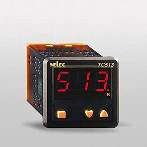 Selec TC513BX Temperature Controller with 1 O/P Relay/SSR by INSTRUKART