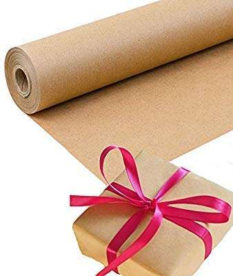 YNK Brown Paper roll 16 inch Perfect for Wall Art Painting Paper Drawing Paper Paper Roll for Kids Easel and Wrapping Paper (20 mitars)- 4 mm Thickness Jute Rope (25 Meter) Free with This Product 3