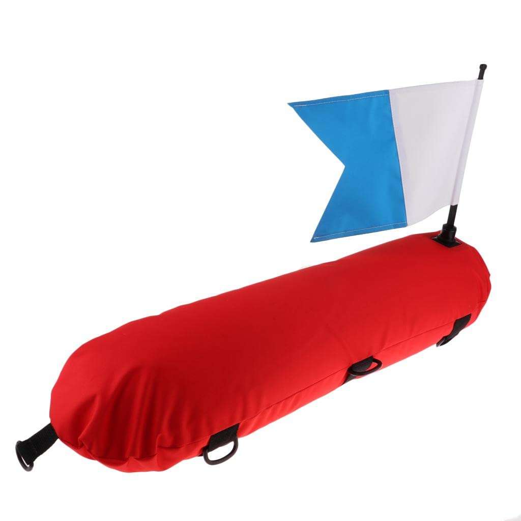 MOH Snorkeling Spearfishing Freediving Inflatable Scuba Diving Float Buoy & Dive Flag for Diver Down