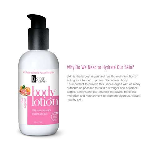 BV Spa by Bon Vital' Moisturizing Body Lotion, Pink Grapefruit Scented Body Silk for Dry Skin Repair, Anniversary for Women, Moisturizer with Essential Oils for Soft Skin 2