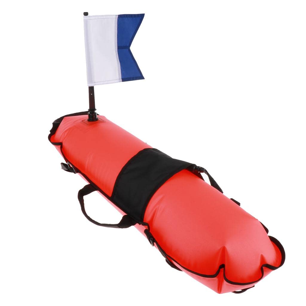 Loom Tree Inflatable Marker Diving Flag Buoy Signal Float Scuba Snorkeling Orange2 1