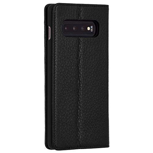 Case-Mate - Wallet Folio - Samsung Galaxy S10+ Leather Wallet Folio Case - Black Leather 2
