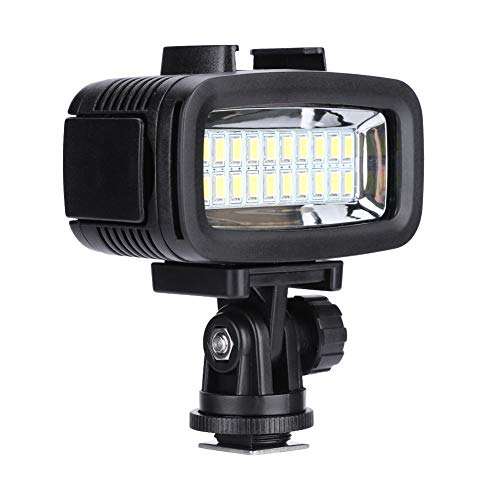 Fill Light,40m Underwater Waterproof 20LED Photography Diving Fill Light with Lamp Mount for Gopro 2
