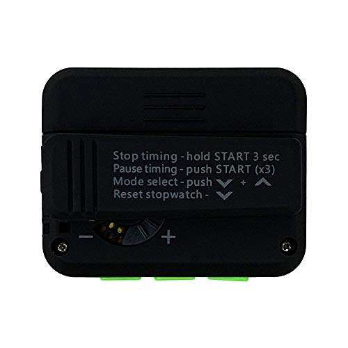 Gymboss Plus Interval Timer and Stopwatch and Gymboss Strap - Bundle (Black with Green Buttons) 3