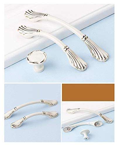 AWCPP Door Handle, Zinc Alloy Exquisite Cabinet Door Handle Pull Durable Cabinet Door Knob Window Sliding Door Handle Latch,96Mm 4