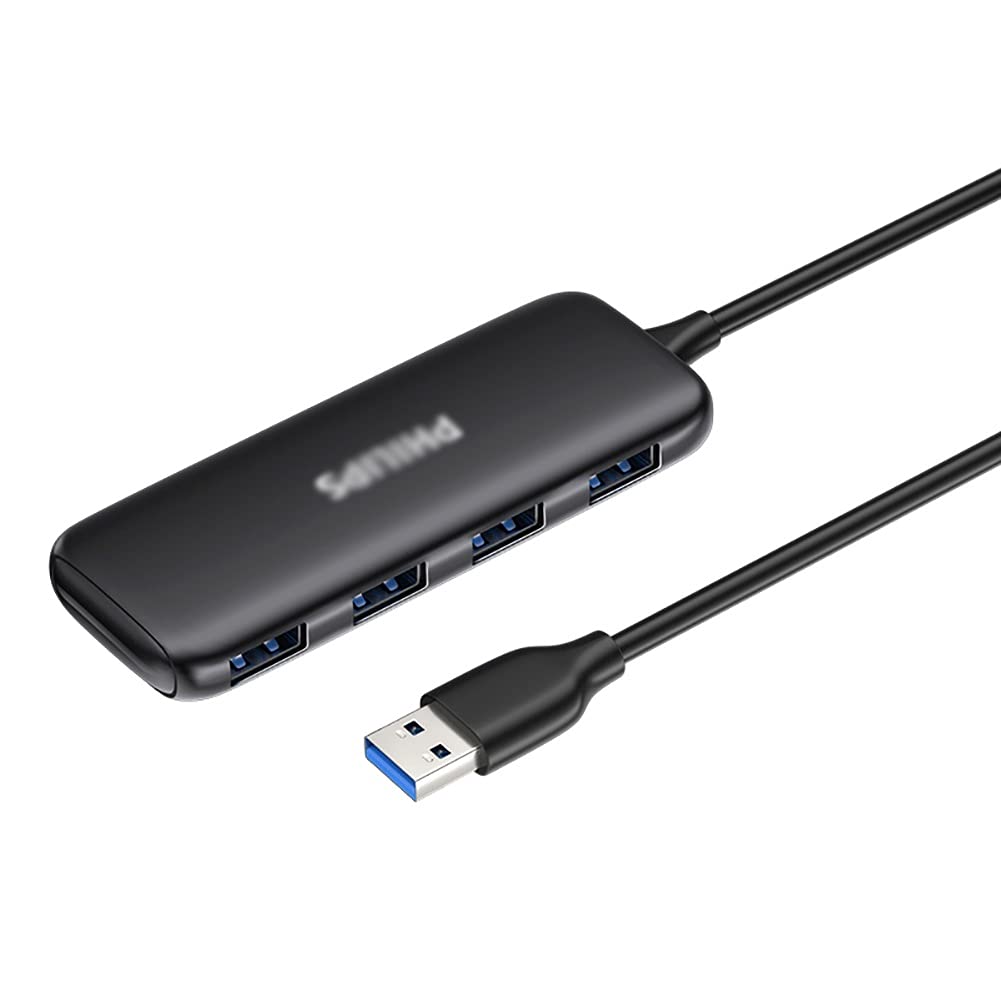 Port Expander USB 3.0 Hub 4 Port USB Extender Docking Station Supports Simultaneous Use for Laptop, USB Flash Drives, and Mobile HDD USB Splitter (Length : 1M) 1