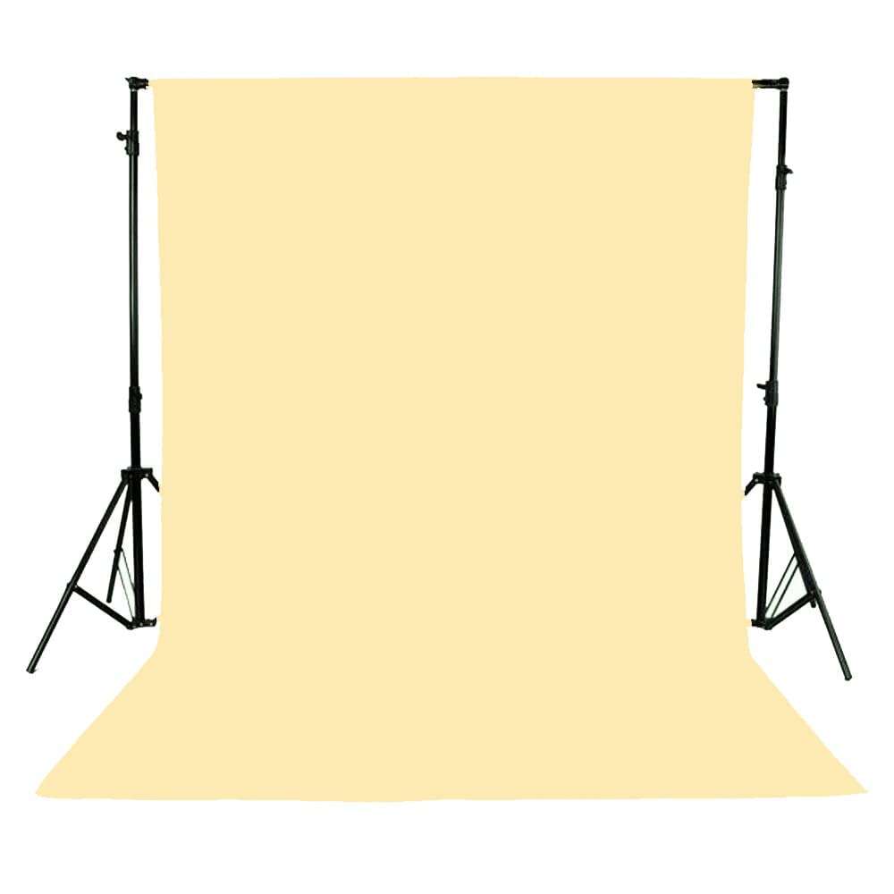 Giftmax Single Holder Umbrella Lighting Kit with Umbrella Studio Light with Backdrop Cloth Screen Photo Background Backdrop Stand Support System (Single Holder Kit + Beige Screen) 4