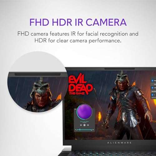 Alienware 2024 Newest X16 R2 Gaming Laptop - 16 inch QHD+ (2560 x 1600) 240Hz 3ms, NVIDIA Geforce RTX 4090, Intel Core Ultra 9 185H, 32GB RAM, 2TB SSD, Webcam, Thunderbolt, WiFi 7, Windows 11 Pro 6