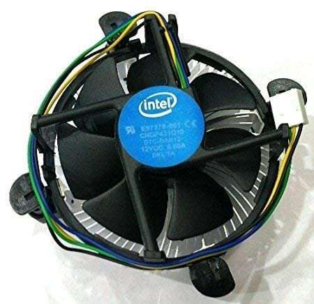 VOOCME CPU Cooler - 12V DC 20W 4-Pin Fan - Compatible with LGA1150/1151/1155/1156 Sockets - Desktop/Server - Copper, Aluminum 1