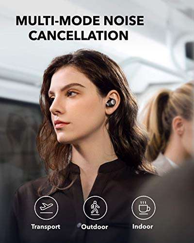 Soundcore by Anker Life A2 NC Multi-Mode Noise Cancelling Wireless Earbuds, ANC Bluetooth Earbuds with 6-Mic Clear Calls, 35-Hr Playtime, and Deep Bass, Fast Charging, Transparency, and App(Renewed) 3