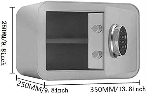 ZHLFDC Security Safe, Keypad Lock Electronic Deposit Box Home Office Hotel Business Jewelry Cash Use Storage Money (Color : Blue) 3