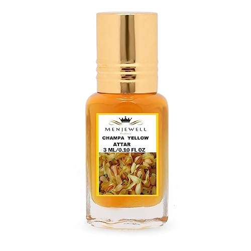 Menjewell Champa Yellow Attar Floral Attar, 3ml 1