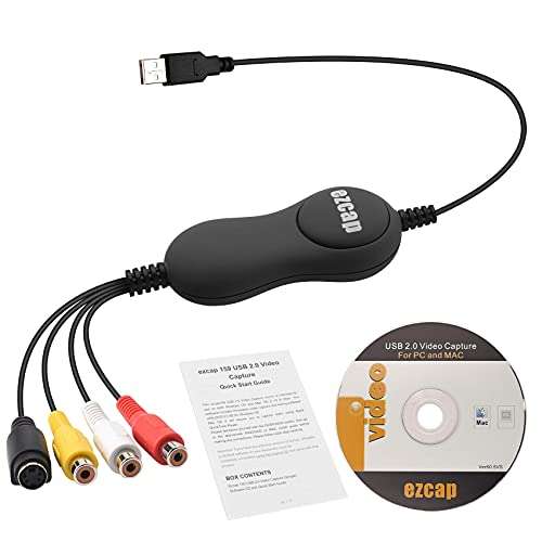 USB Video Capture Converter , VCR VHS to DVD, Analog Video to Digitize Digital PC for Windows and Mac OS 6