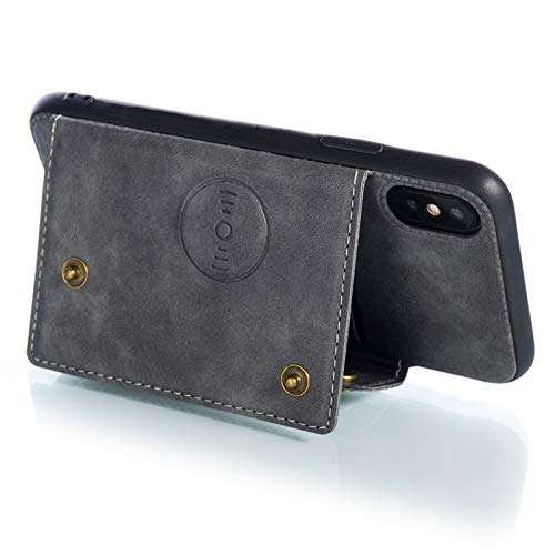 iPhone Xs Case,iPhone X Case with Flip Card Holder Design for Apple iPhone Xs (2018) / iPhone X (2017) 3