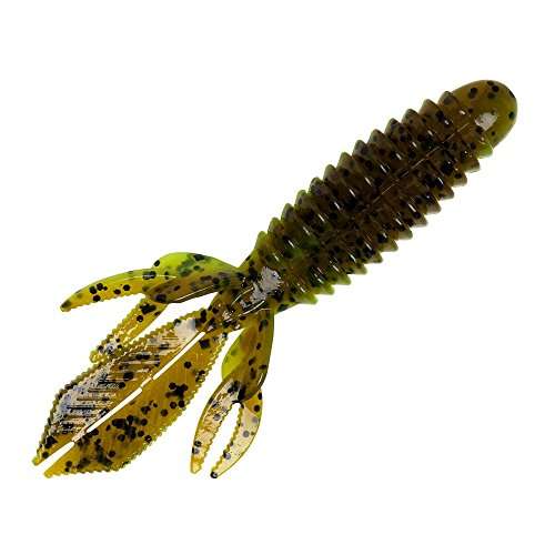 Yum Lures Wooly Bug Creature Bait Soft Plastic Bass Fishing Lure, Ultimate Craw, 3.25''