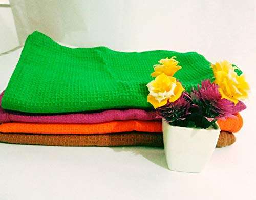 Multi Purpose Kitchen Cleaning Towel/Napkin/Lunch Towel, Tea Towel Pack of 4 1