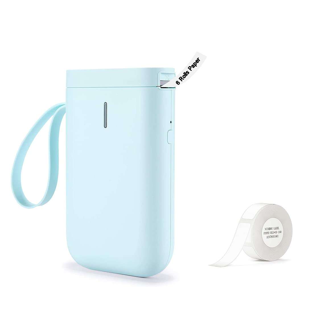 NIIMBOT D11 Label Maker for Office or HomeOrganization, Mini Bluetooth Label Printer with Sticker (6 roll Paper, Green) 1