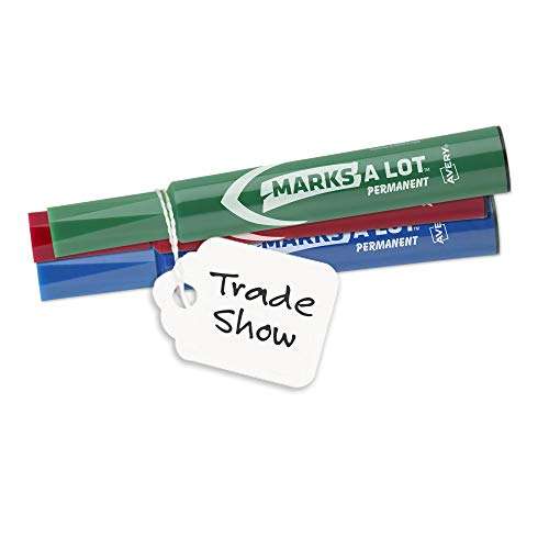 Avery Strung Marking Tags with String Attached, Gift Tags with String Attached, 1.75 x 1.09 in, Pack of 100 (6732) 5