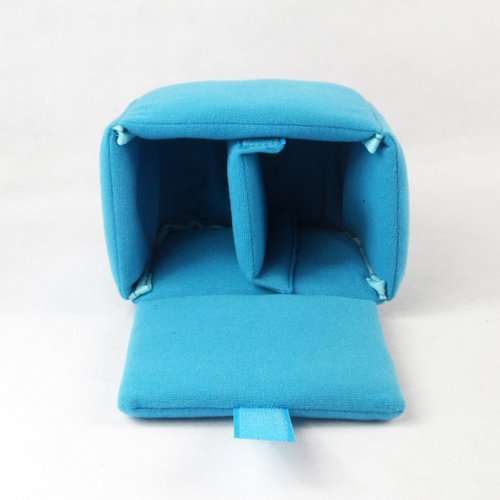 Shockproof DSLR Camera Insert Sleeve Organizer with Removable Partitions-Make Your own DSLR Camera Bag-Blue 1