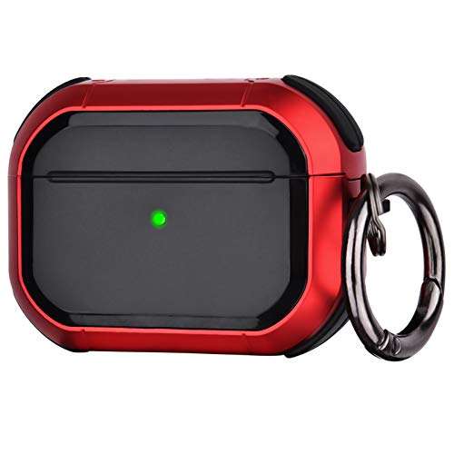 OLEBAND Airpods Pro Case,Vanguard Armor Military Grade Air Pod Pro Protective Cover and Accessories,Compatible with Apple Airpods 3 Charging case for Men Women and Girls 1