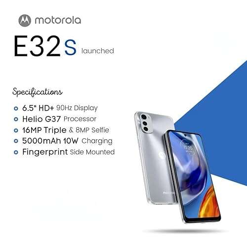 Motorola e32s (Slate Gray, 4GB RAM 64GB Storage) 5