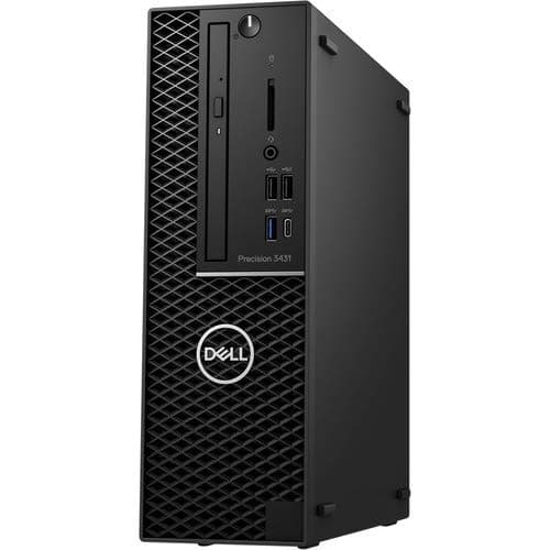 Dell Precision 3431 SFF Workstation Intel Core i7-9700 32GB RAM 2TB HDD DVD-RW (Renewed) 1