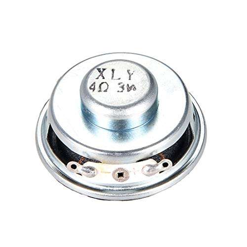 uxcell 3W 4 Ohm DIY Speaker 40mm Round Shape Replacement Loudspeaker 2pcs 3