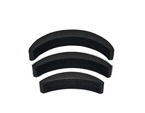 Fok Combo Pack Of 20Pc Hair Accessories, Set Of 3Pc Donut Bun Puff Maker 3 Sizes + Set Of 2Pc Oval Puff Up Volumizer Hair Styler + Set Of 3Pc Banana Bumpits Puff Maker + Set Of 2Pc Tic Tac Clip Base Hair Puff Maker + Set Of 10Pc Foam Hair Roller Sticks 3