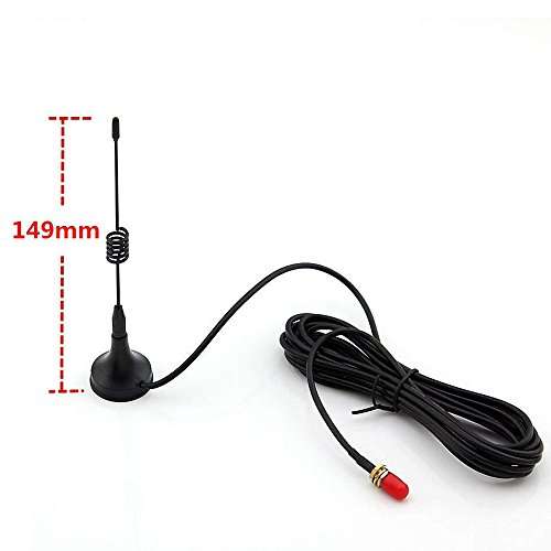 TengKo 400-470MHz Magnetic Vehicle Mounted UHF Vehicle Mounted Walkie Talkie Radio Antenna 5W SMA-F for Kenwood Radio 3