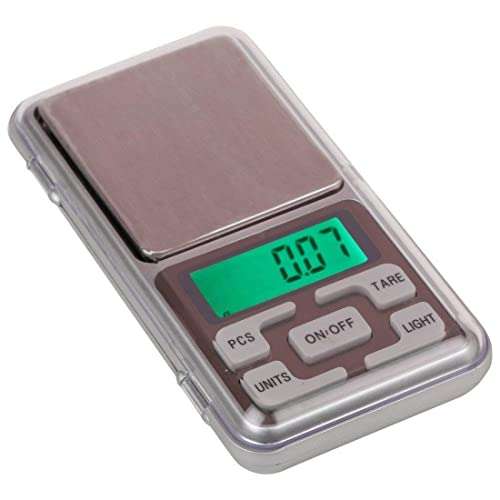 Sagar Sales Digital Pocket Scale 0.01G to 200G for Kitchen Jewellery Weighing - Black 1