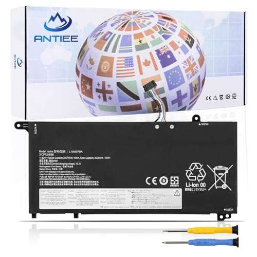ANTIEE L19L3PDA L19C3PDA L19D3PDA L19M3PDA Laptop Battery for Lenovo ThinkBook 14 15 Gen 2 3 4 G2 G3 G4 ITL ACL IAP ABA are SB10Z21208 SB10Z21203 1
