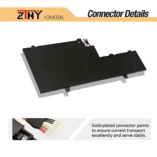 ZTHY OM03XL 863280-855 Laptop Battery Replacement for HP EliteBook X360 1030 G2 13.3" Y8Q67EA Z2W62EA Series 863167-171 863167-1B1 HSTNN-IB70 HSTNN-IB7O HSTNN-1B70 HSN-I04C OMO3XL 0MO3XL OM03057XL 4