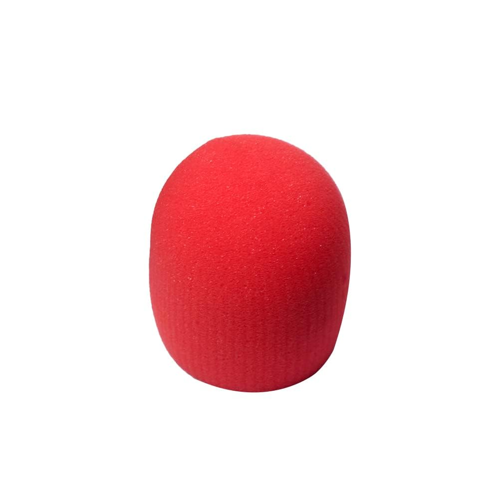 Winsumm Handheld Stage Microphone Windscreen Foam Mic Cover for condenser|conference |interview mic|news(RED) 3